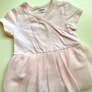 Little Me pink ballerina dress size 6 mo